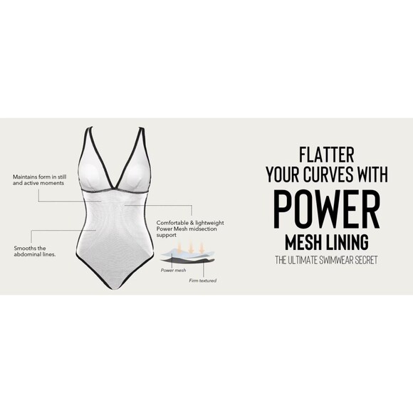 *NWT* Cupshe One-Piece Tummy Control Contouring Halter Bathing Suit- Size L - Picture 5 of 14